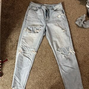 Light wash american eagle jeans (8)